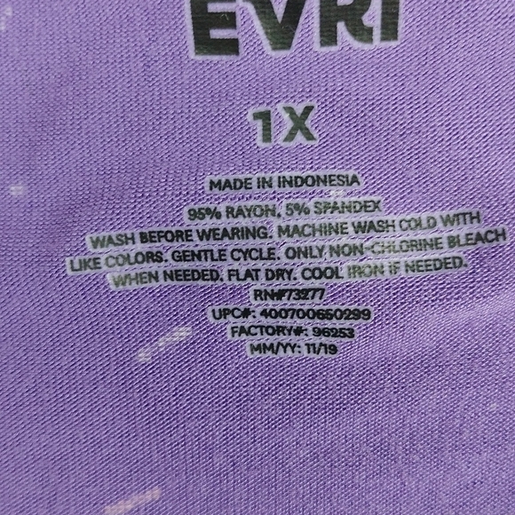 Evri women's 1X top - Picture 5 of 10